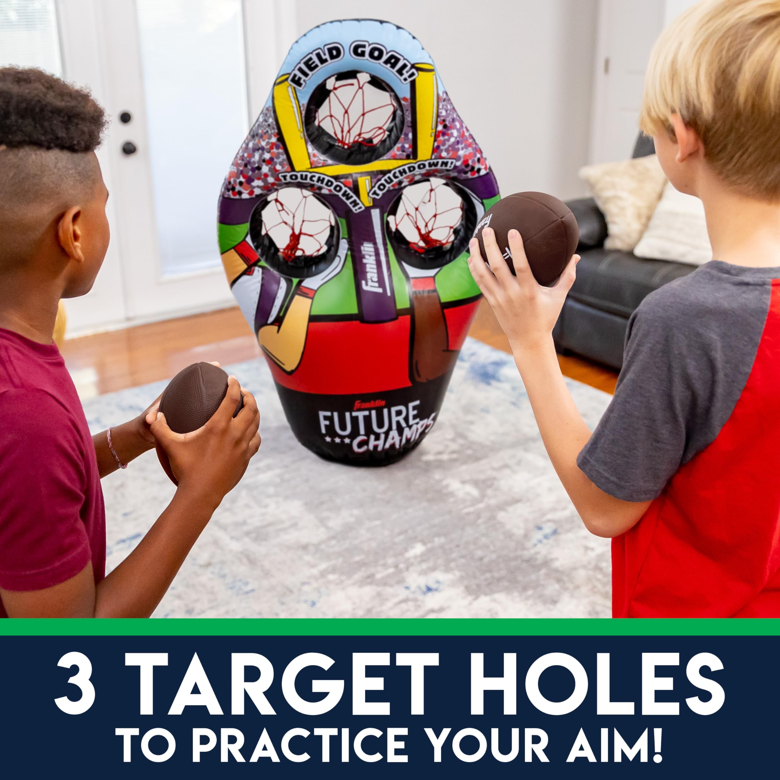 Foto 7 pulgar | Juego De Tiro De Portería Franklin Sports Para Niños Con Minipelotas - Venta Internacional.