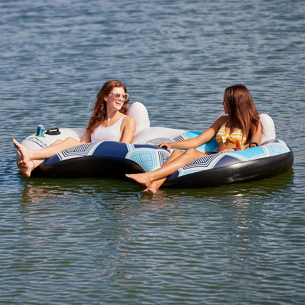 Foto 3 pulgar | Flotador Inflable Para Piscina Bestway Coolerz Rapid Rider Ii, Color Azul - Venta Internacional.
