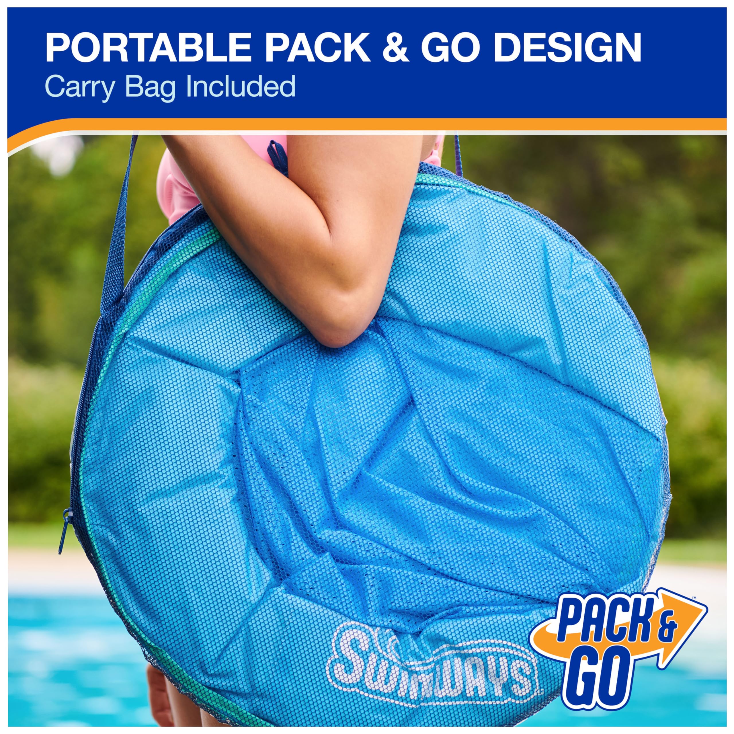 Foto 7 pulgar | Tumbona Para Piscina Swimways Spring Float Premium, Color Azul Cielo - Venta Internacional.