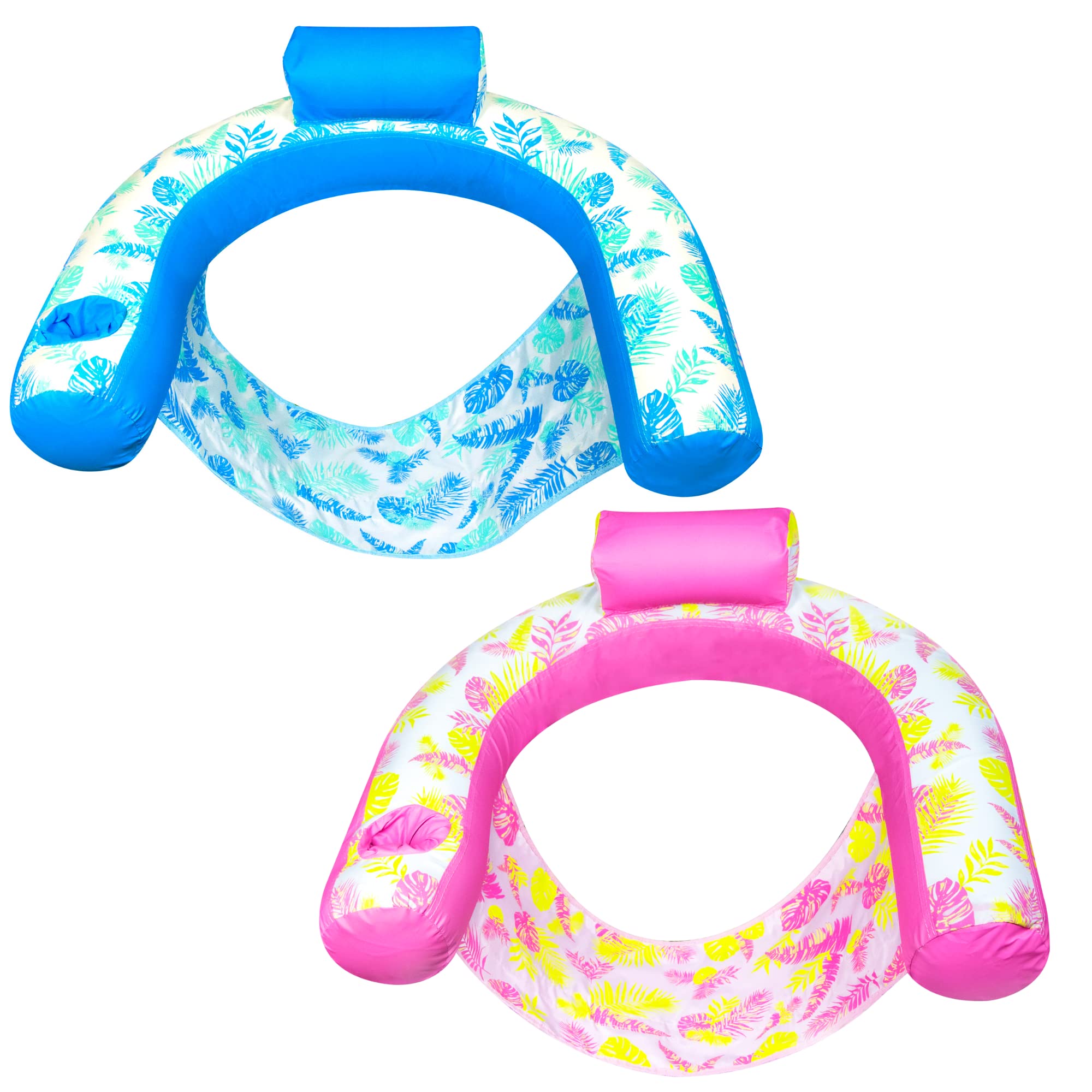 Tumbona Hinchable Para Piscina Swimline Original 90467, Paquete De 2 - Venta Internacional.