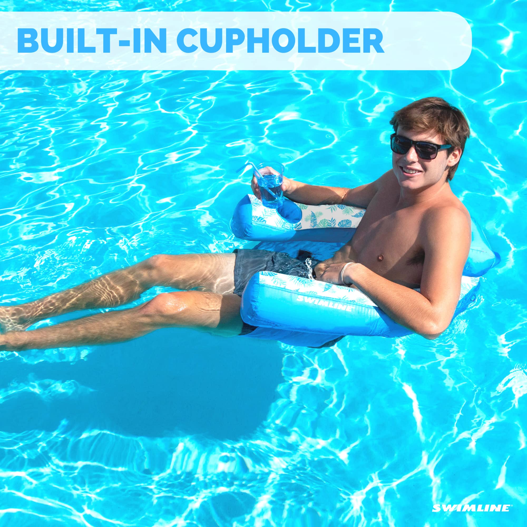 Foto 5 pulgar | Tumbona Hinchable Para Piscina Swimline Original 90467, Paquete De 2 - Venta Internacional.