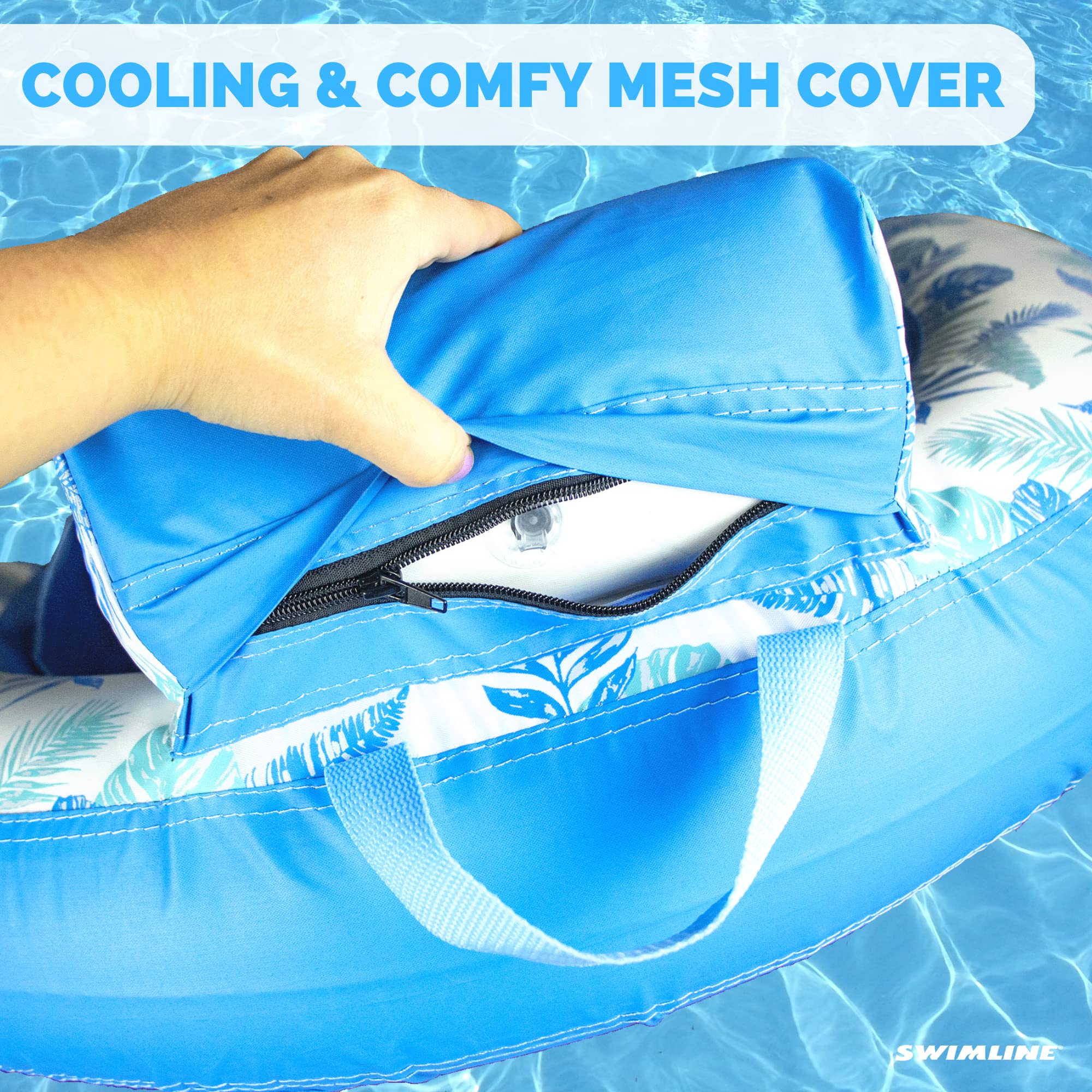 Foto 6 pulgar | Tumbona Hinchable Para Piscina Swimline Original 90467, Paquete De 2 - Venta Internacional.