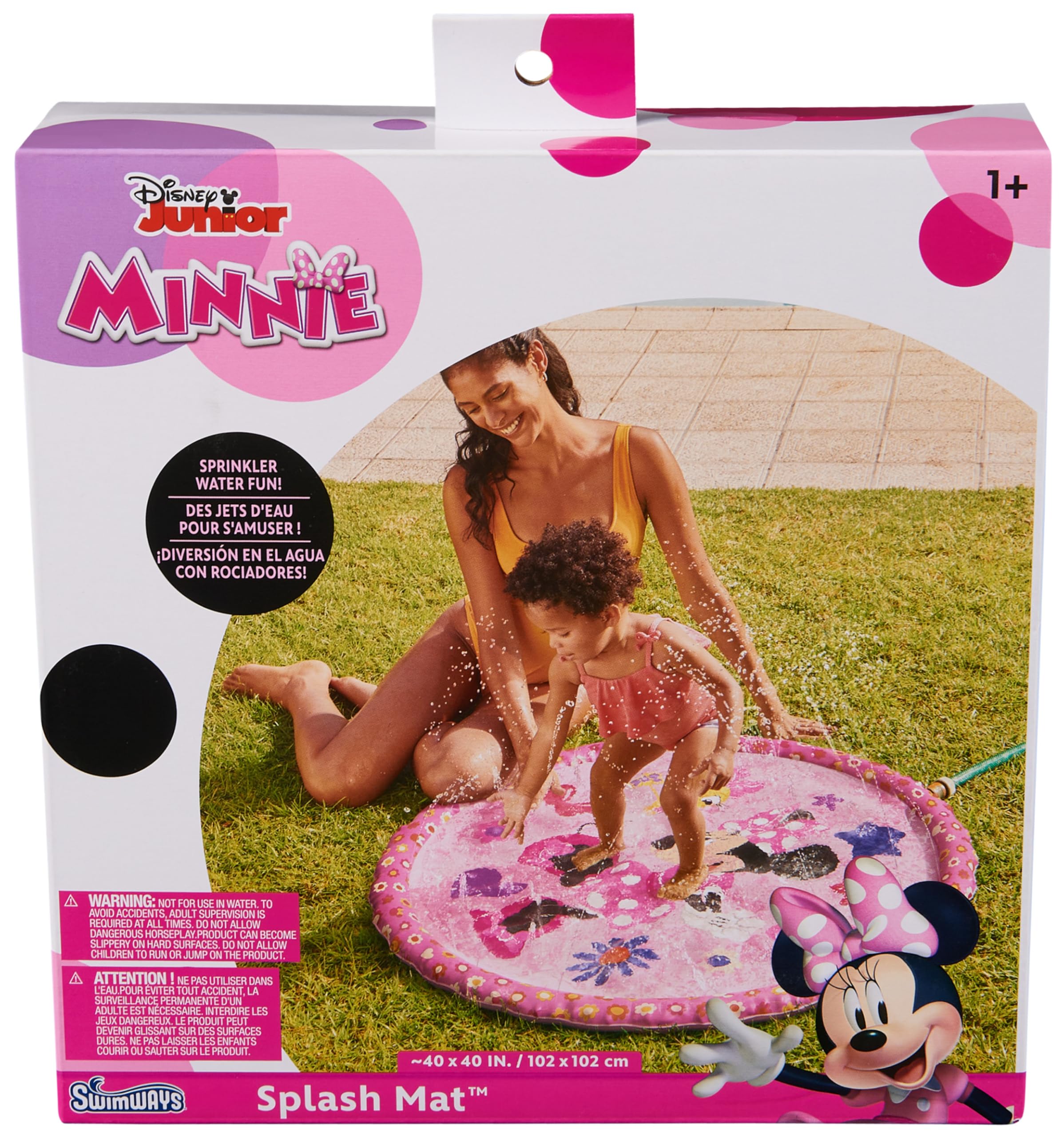 Foto 2 pulgar | Juguete Acuático Splash Mat Swimways Minnie Mouse Para Niños De 1 Año O Más - Venta Internacional.