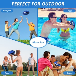 Foto 6 | Juguetes De Piscina Jasonwell Impermeables Para Fútbol Playa Con Bomba - Venta Internacional.