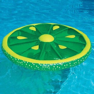 Foto 4 | Pool Island Swimline En Rodajas De Lima Para 2 A 3 Personas, 160 X 160 X 28 Cm - Venta Internacional.