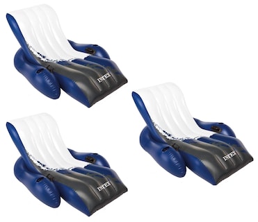 Foto 1 | Sillones Reclinables Flotantes Intex Con Portavasos (paquete De 3) - Venta Internacional.