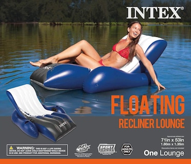 Foto 6 | Sillones Reclinables Flotantes Intex Con Portavasos (paquete De 3) - Venta Internacional.