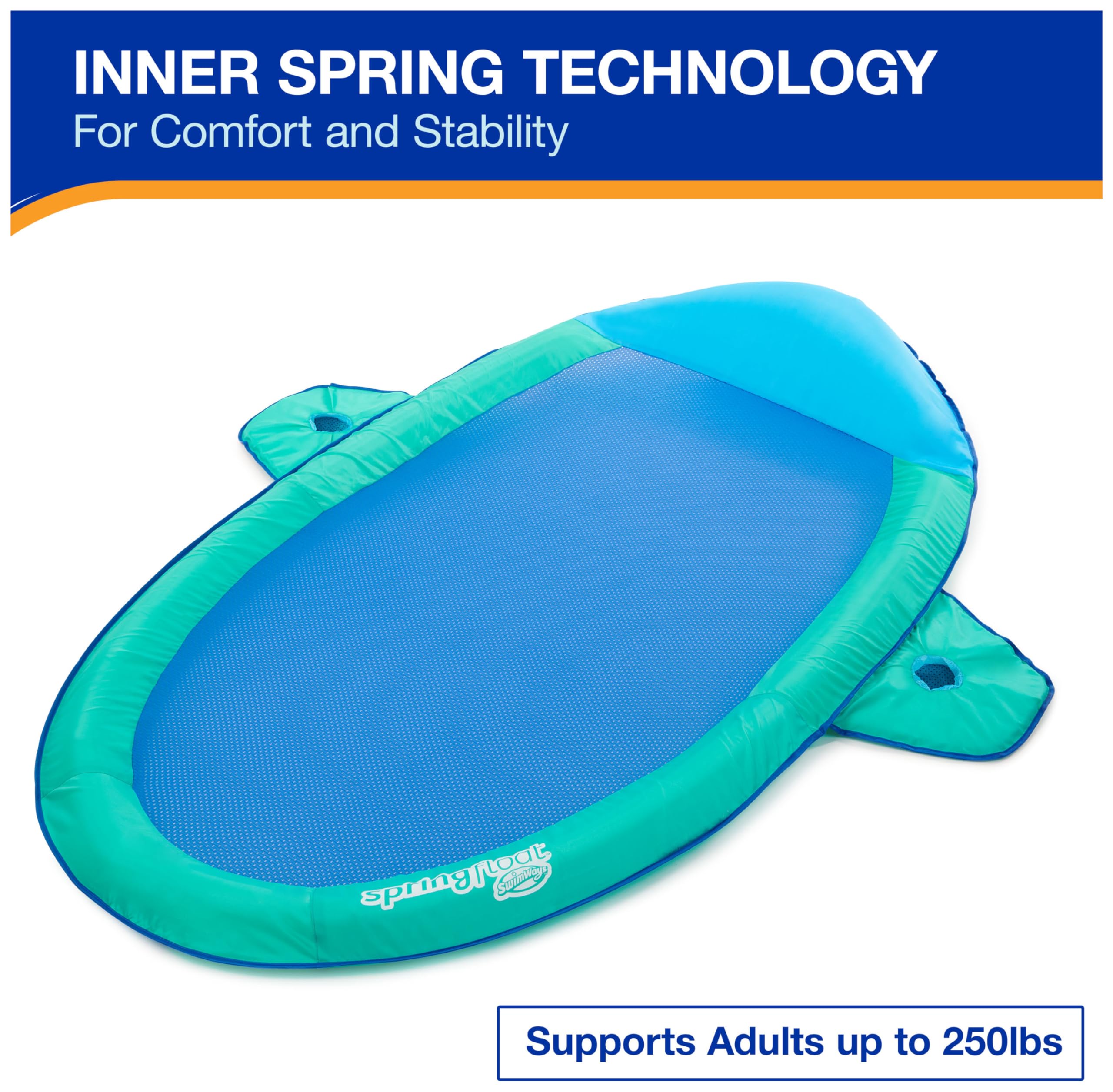 Foto 4 | Tumbona De Piscina Swimways Spring Float Premium Suncatcher Para Adultos - Venta Internacional.
