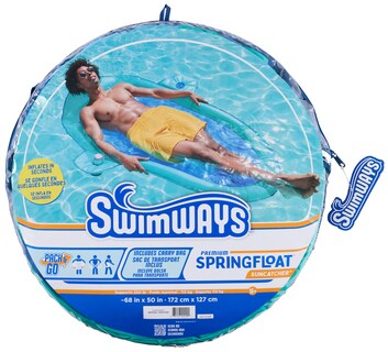 Foto 7 | Tumbona De Piscina Swimways Spring Float Premium Suncatcher Para Adultos - Venta Internacional.