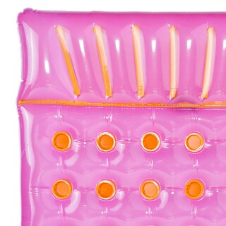 Foto 4 | Colchón Doble Swimline Para 2 Personas Con Portavasos, Color Morado - Venta Internacional.