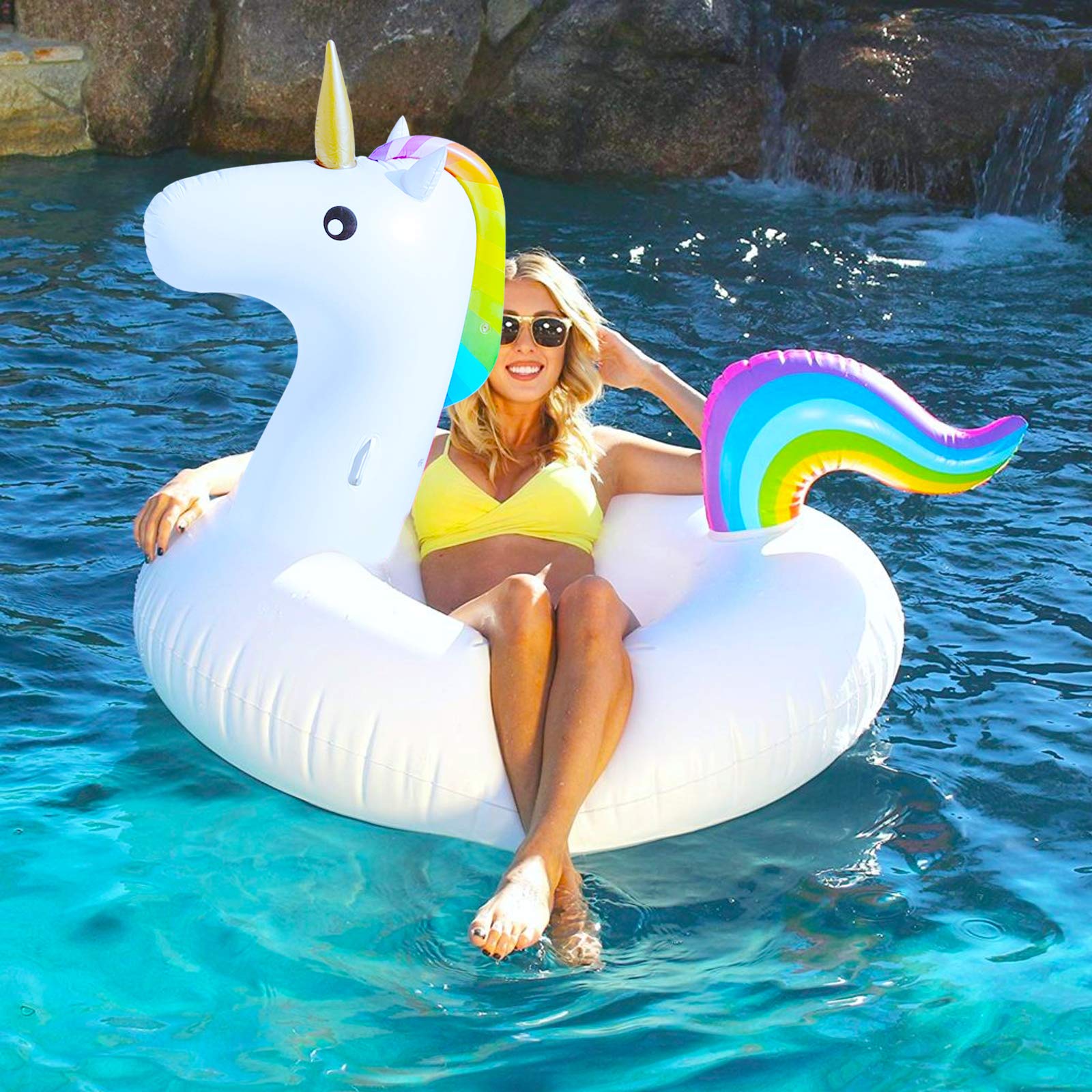 Foto 5 pulgar | Pool Float Turnmeon 79, Unicornio Inflable Gigante Para Adultos Y Niños - Venta Internacional.