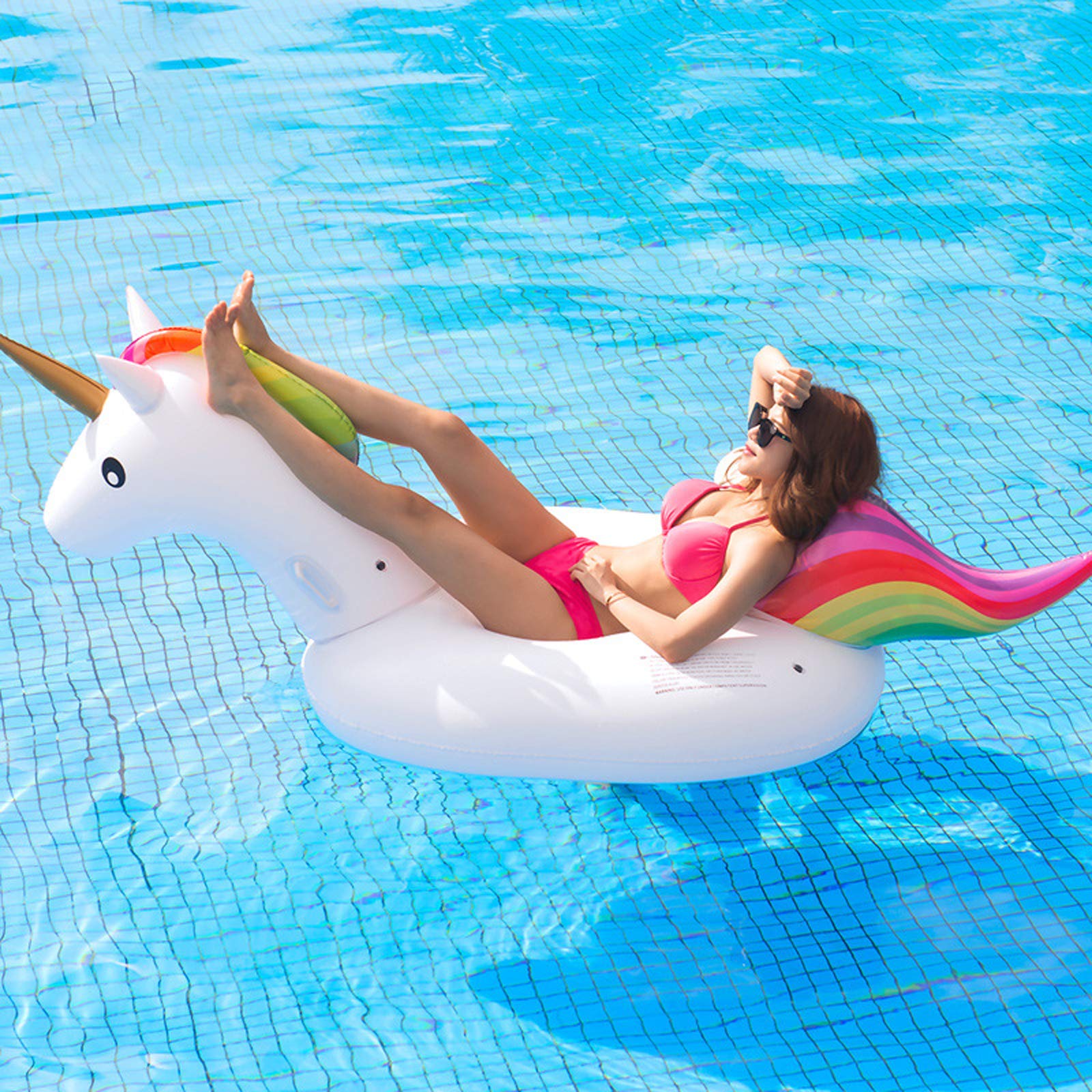 Foto 6 pulgar | Pool Float Turnmeon 79, Unicornio Inflable Gigante Para Adultos Y Niños - Venta Internacional.
