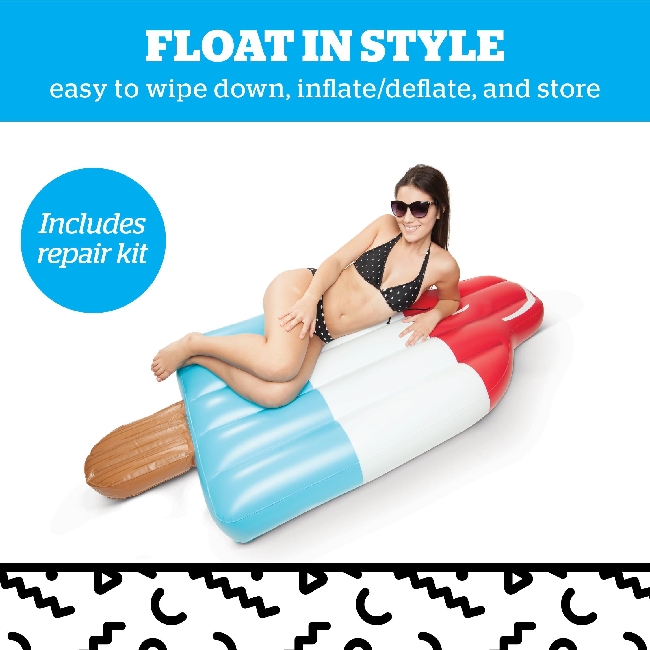 Foto 4 | Vinilo Inflable Gigante Pool Float Bigmouth Inc., De 6 Pies - Venta Internacional.