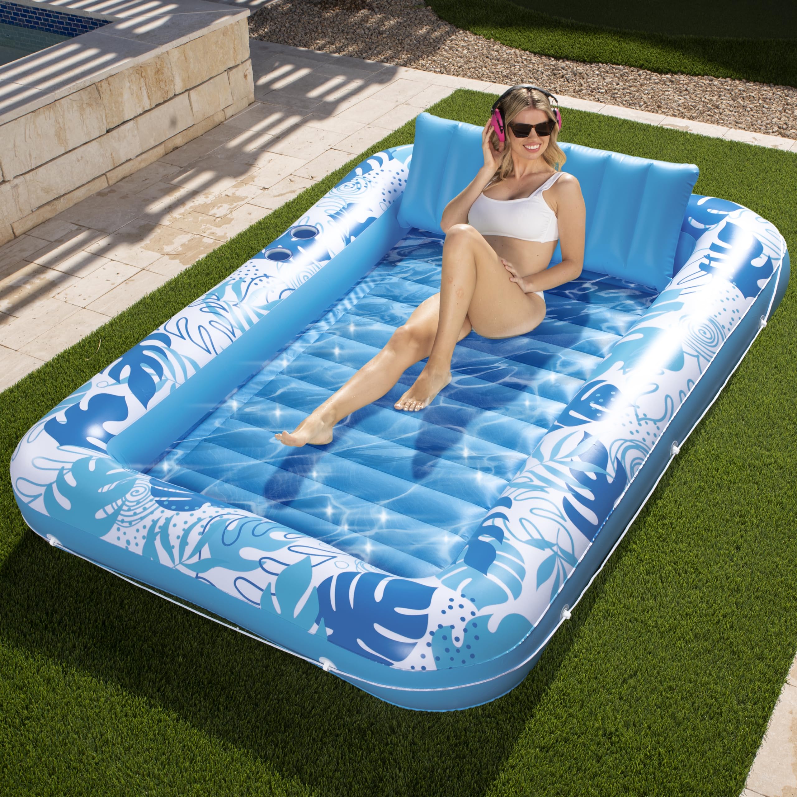 Foto 2 pulgar | Tumbona Inflable Para Bronceado Float-xl Sloosh Para Adultos - Venta Internacional.