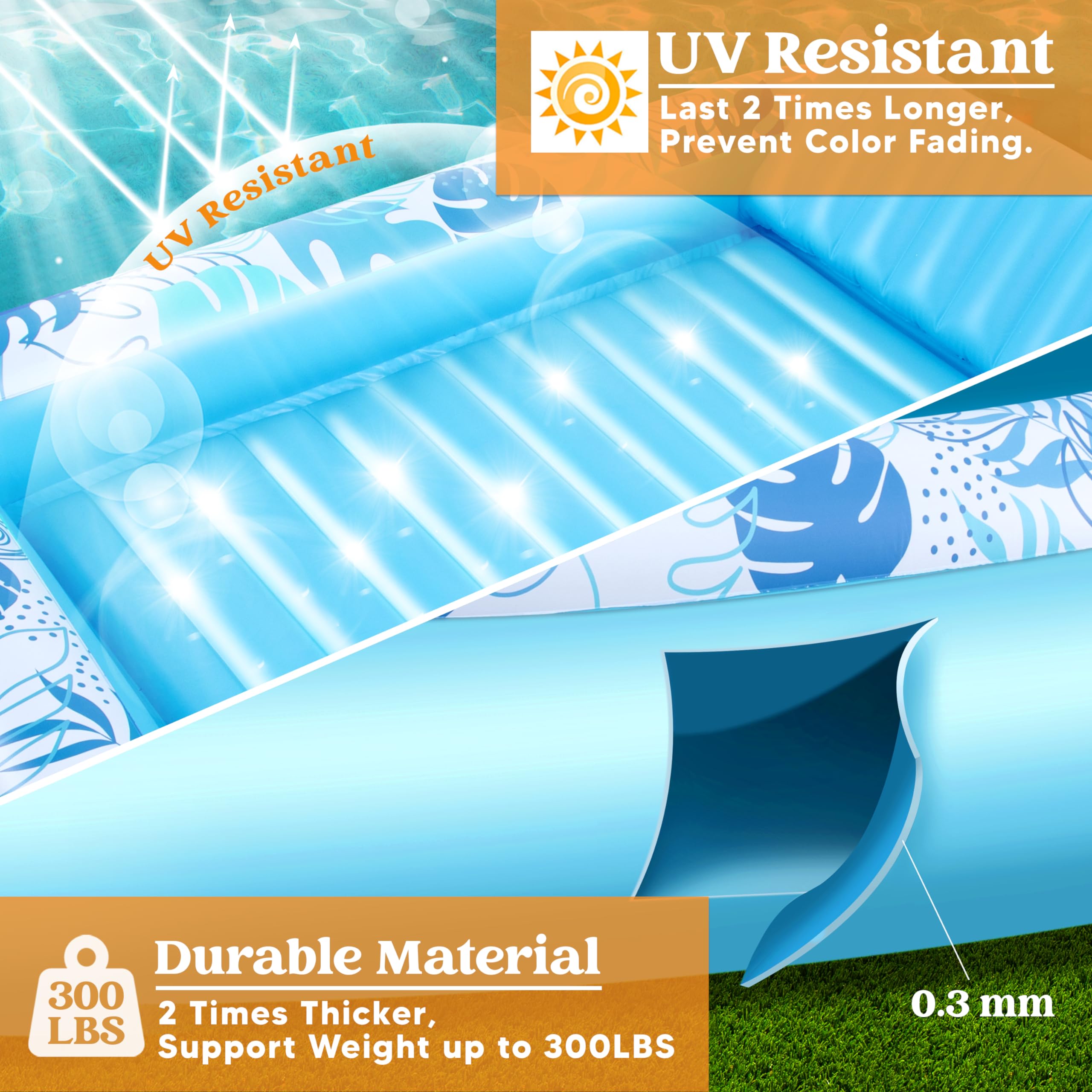 Foto 5 pulgar | Tumbona Inflable Para Bronceado Float-xl Sloosh Para Adultos - Venta Internacional.