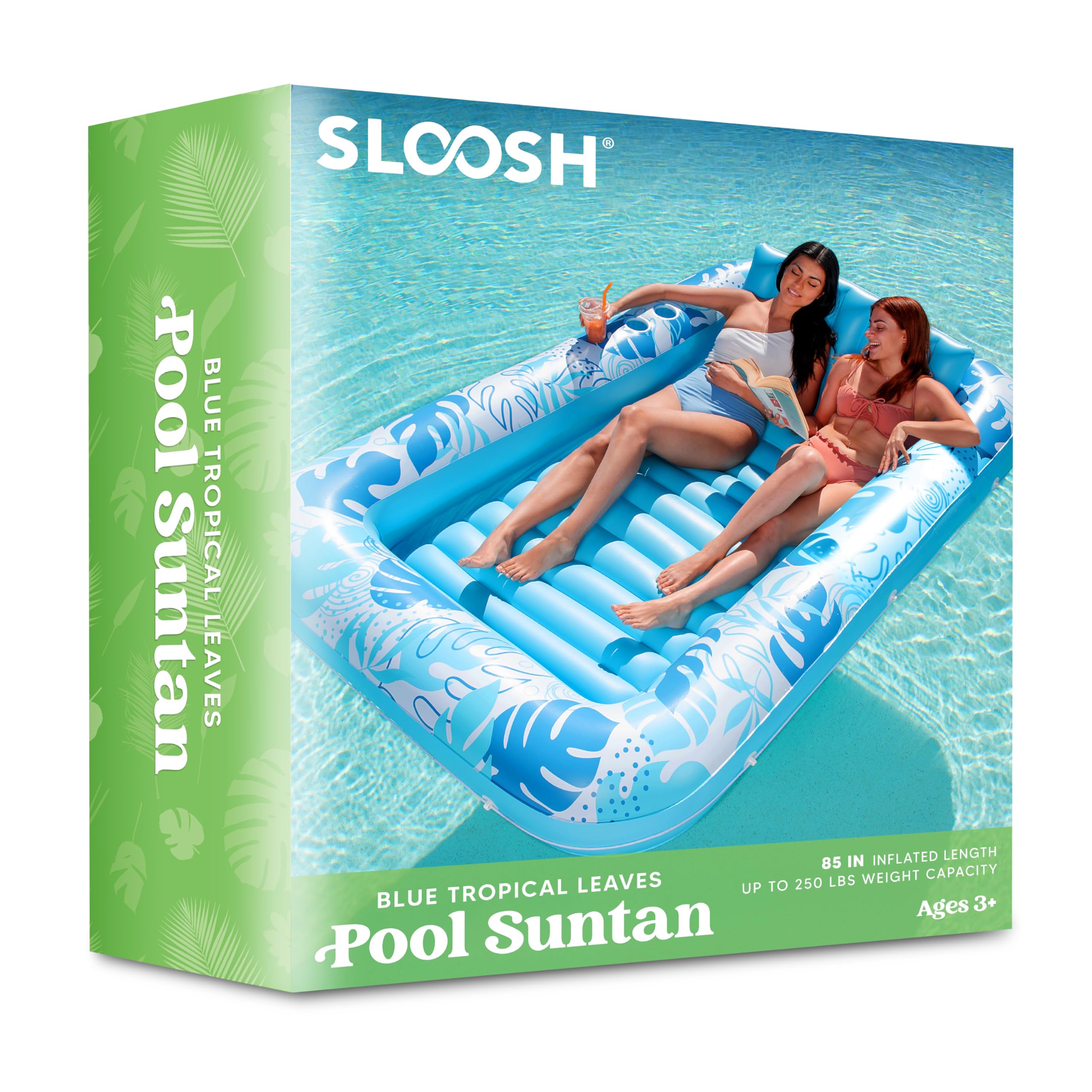 Foto 7 | Tumbona Inflable Para Bronceado Float-xl Sloosh Para Adultos - Venta Internacional.