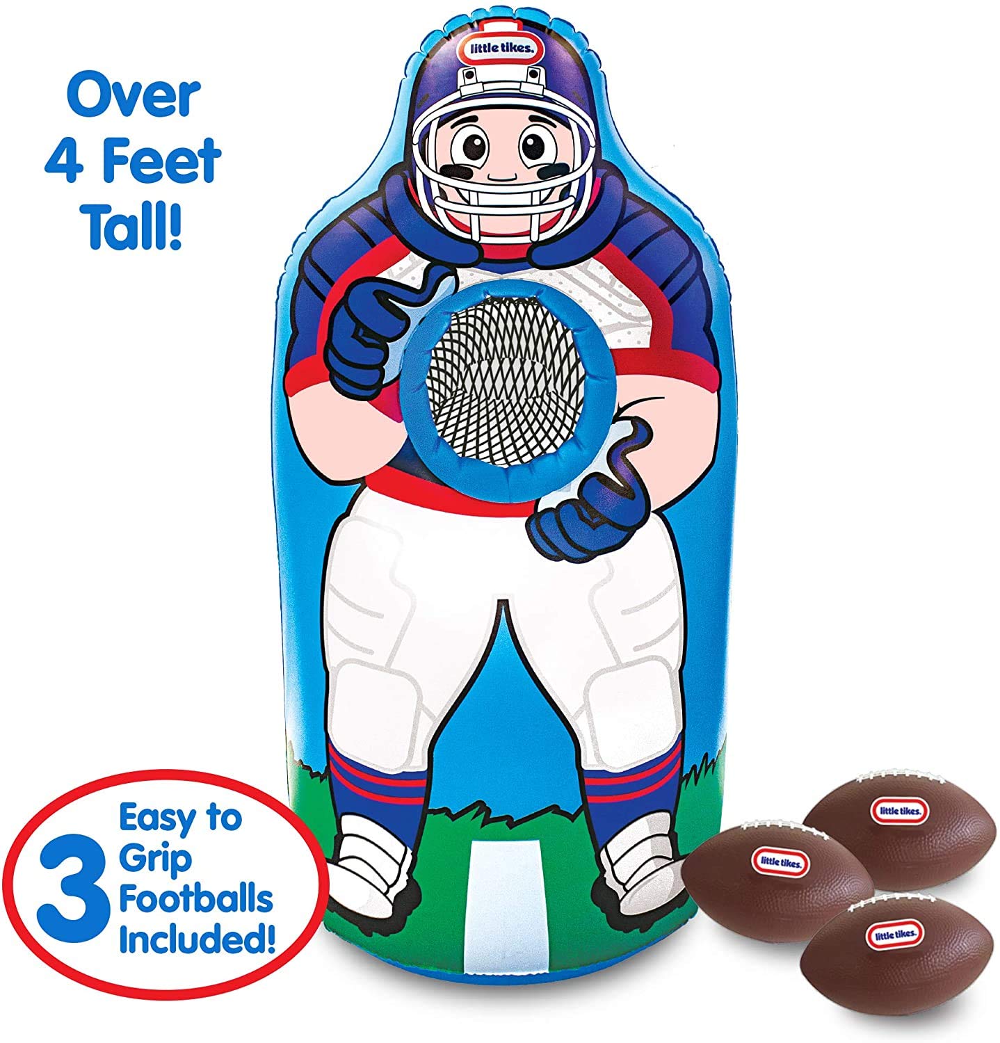 Foto 2 | Entrenador De Fútbol Inflable Little Tikes Con 3 Balones De Fútbol - Venta Internacional.