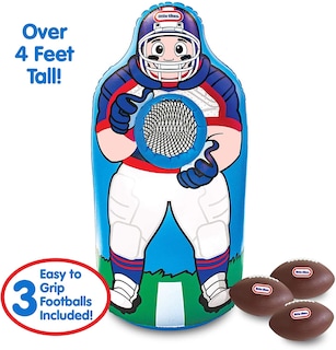 Foto 2 | Entrenador De Fútbol Inflable Little Tikes Con 3 Balones De Fútbol - Venta Internacional.