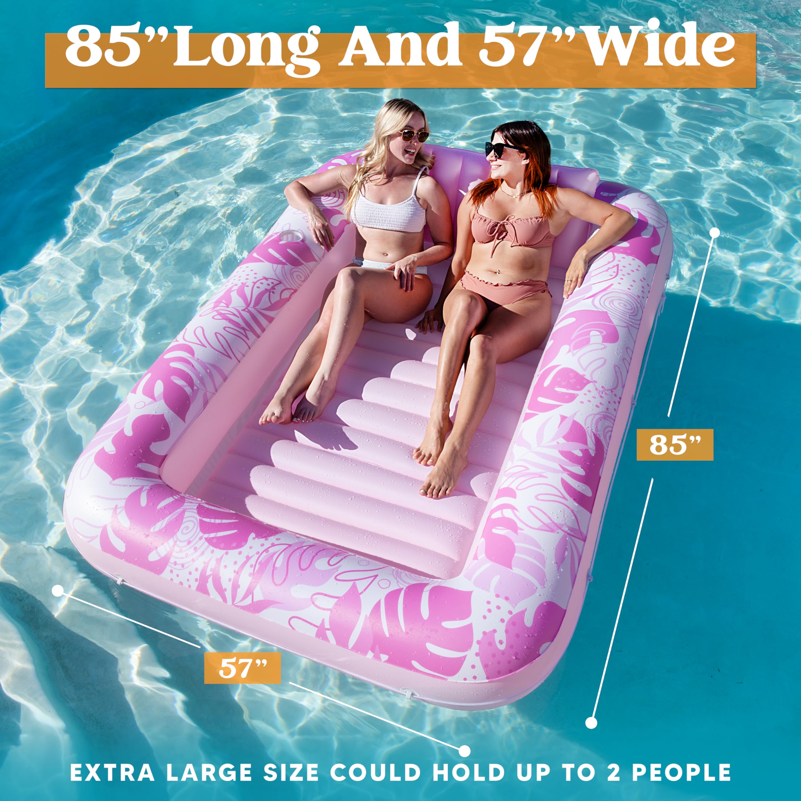 Foto 3 pulgar | Tumbona Hinchable Para Bronceado Float Sloosh Xl, Color Rosa Ruborizado - Venta Internacional.