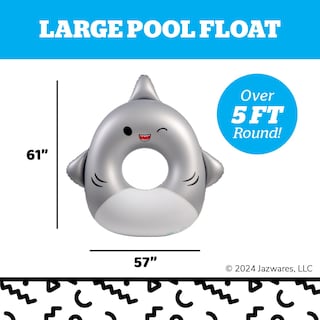Foto 3 | Flotador Inflable Para Piscina Bigmouth X Squishmallows Gordon Shark - Venta Internacional.