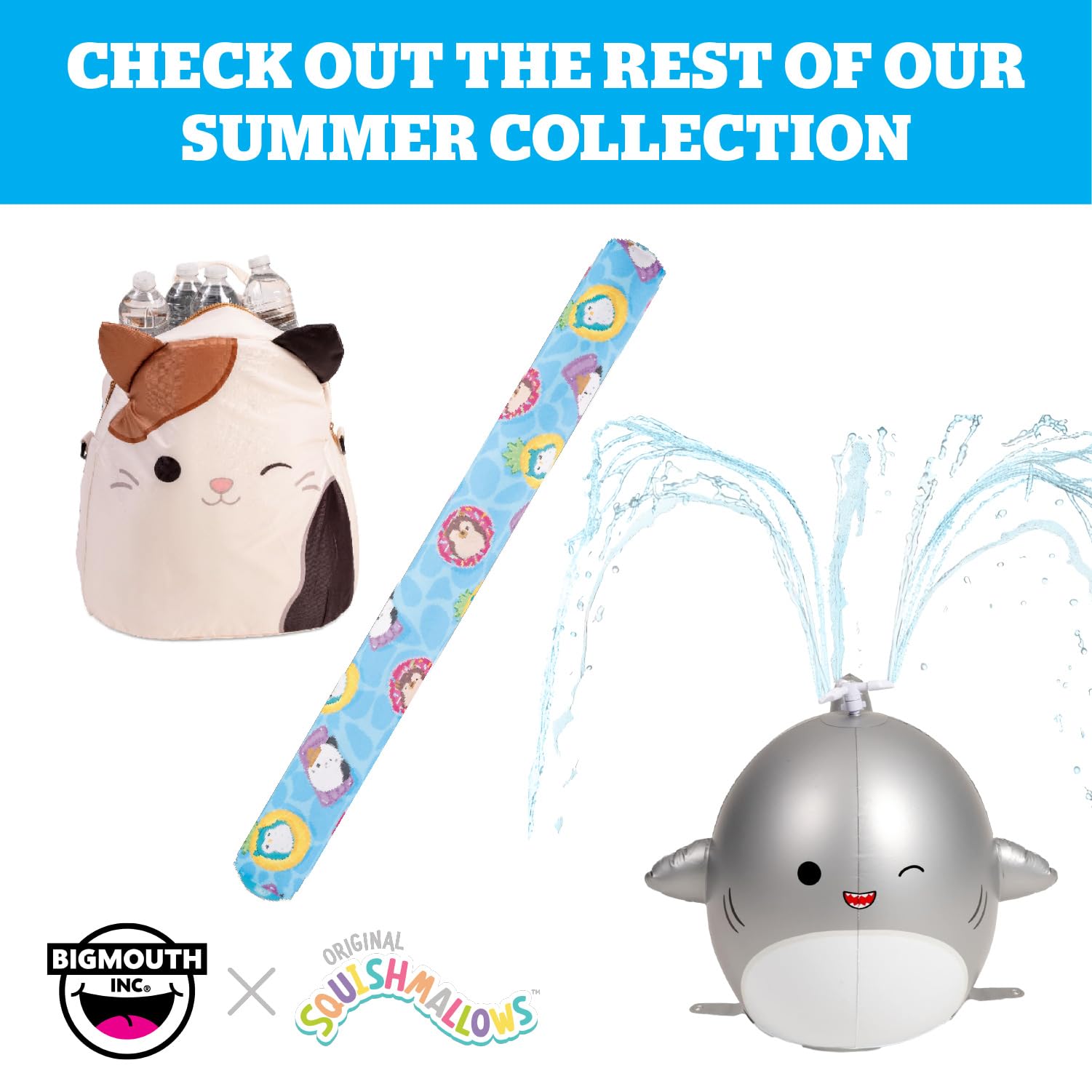 Foto 6 pulgar | Flotador Inflable Para Piscina Bigmouth X Squishmallows Gordon Shark - Venta Internacional.