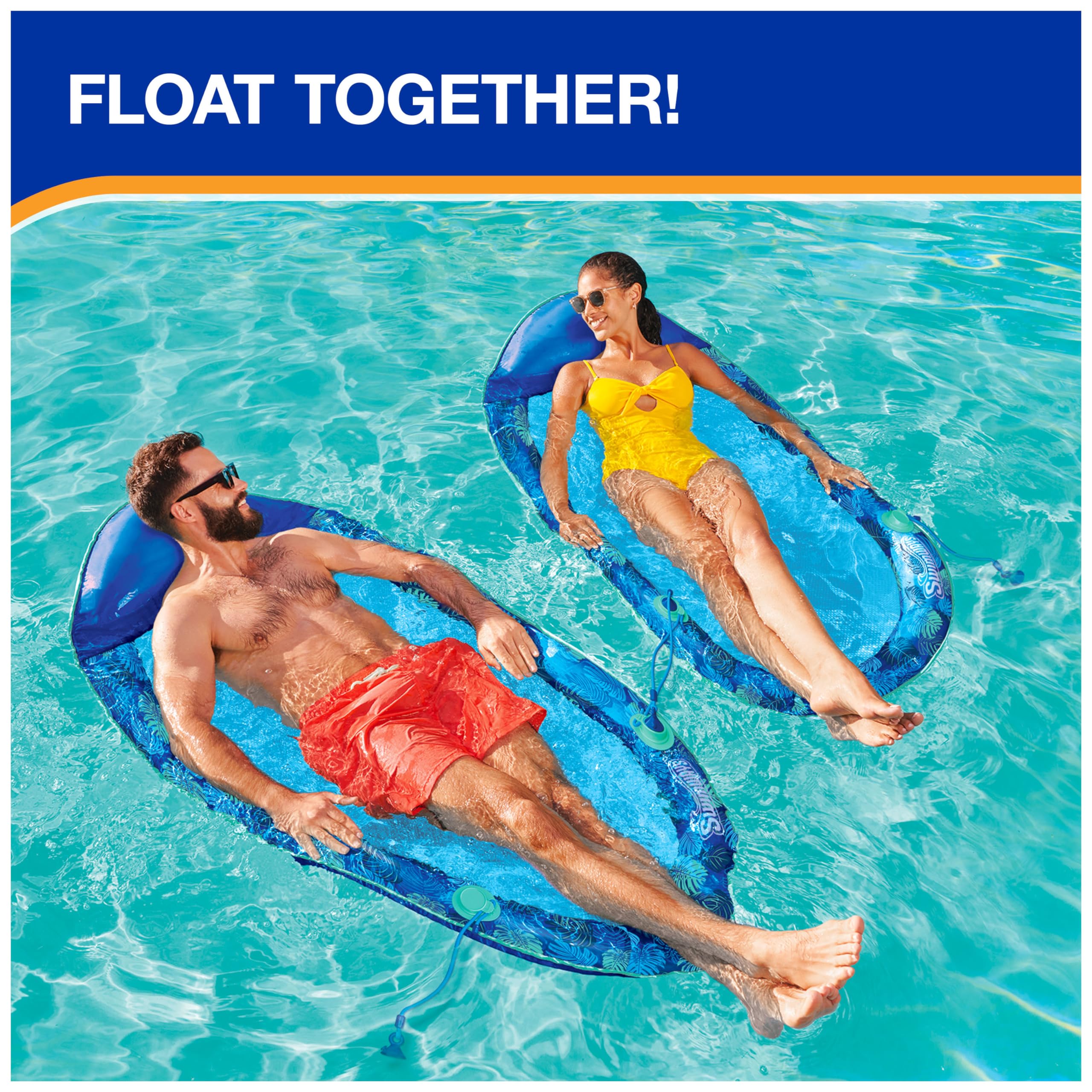 Foto 4 pulgar | Tumbona De Piscina Swimways Elite Spring Float Para Adultos - Venta Internacional.