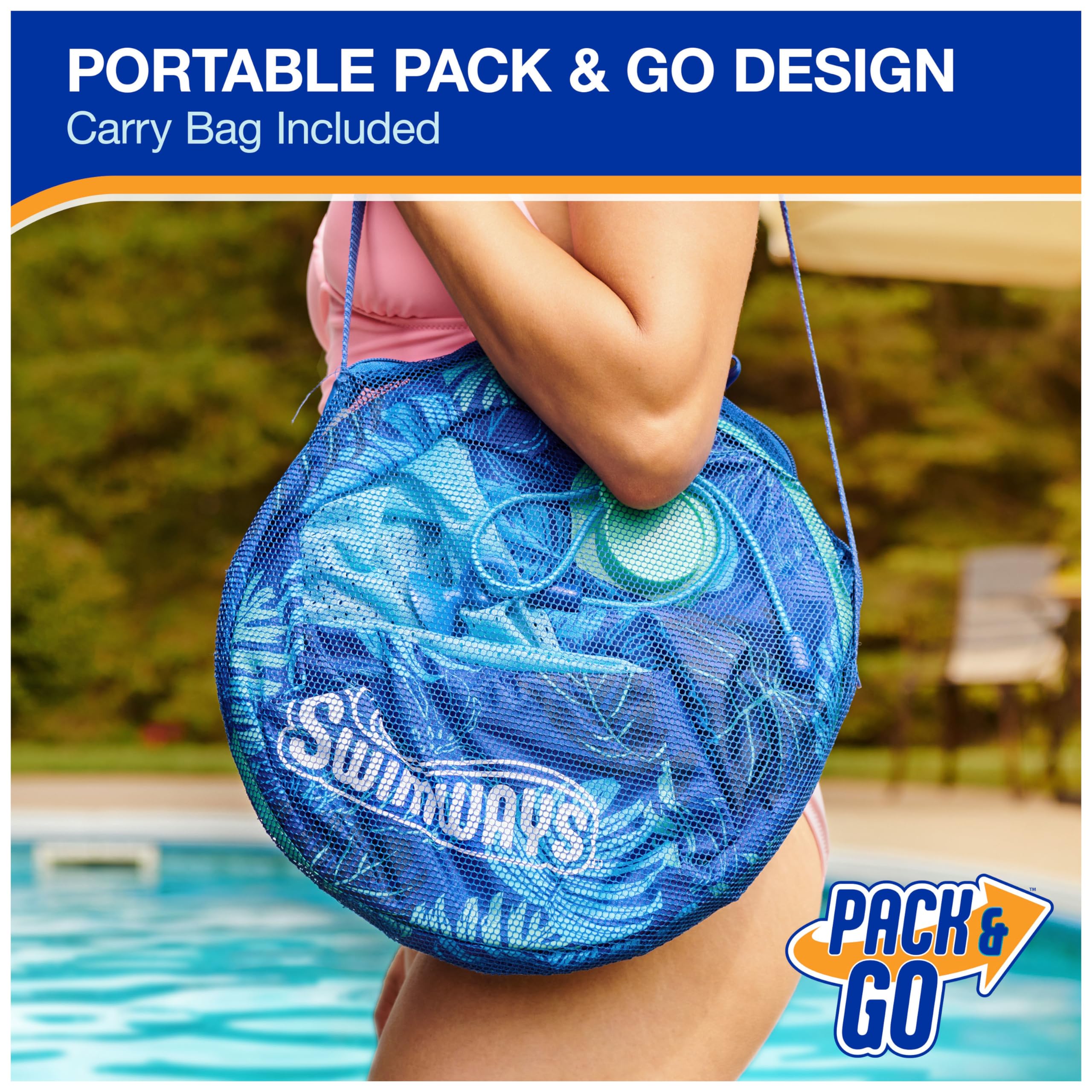 Foto 7 pulgar | Tumbona De Piscina Swimways Elite Spring Float Para Adultos - Venta Internacional.