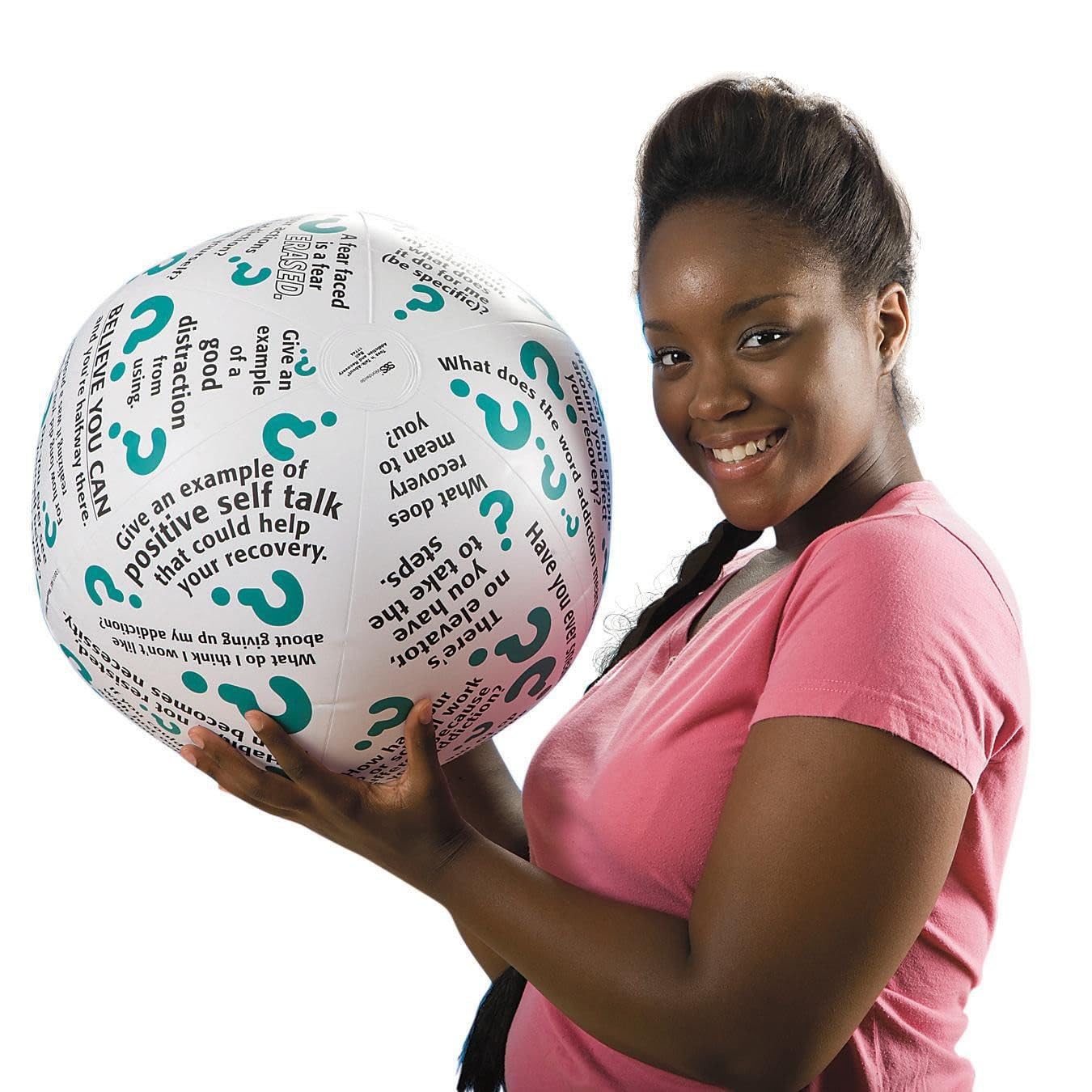 Pelota Inflable Para Adicciones A La Pelota De Playa Toss 'n Talk-about, 24 Cm - Venta Internacional.