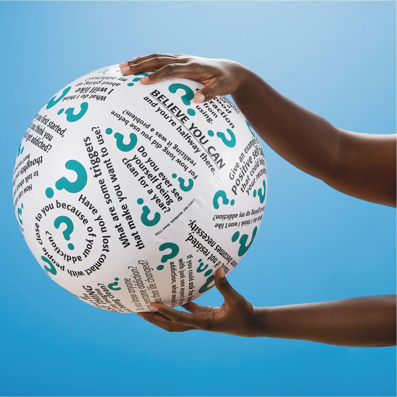 Foto 3 | Pelota Inflable Para Adicciones A La Pelota De Playa Toss 'n Talk-about, 24 Cm - Venta Internacional.