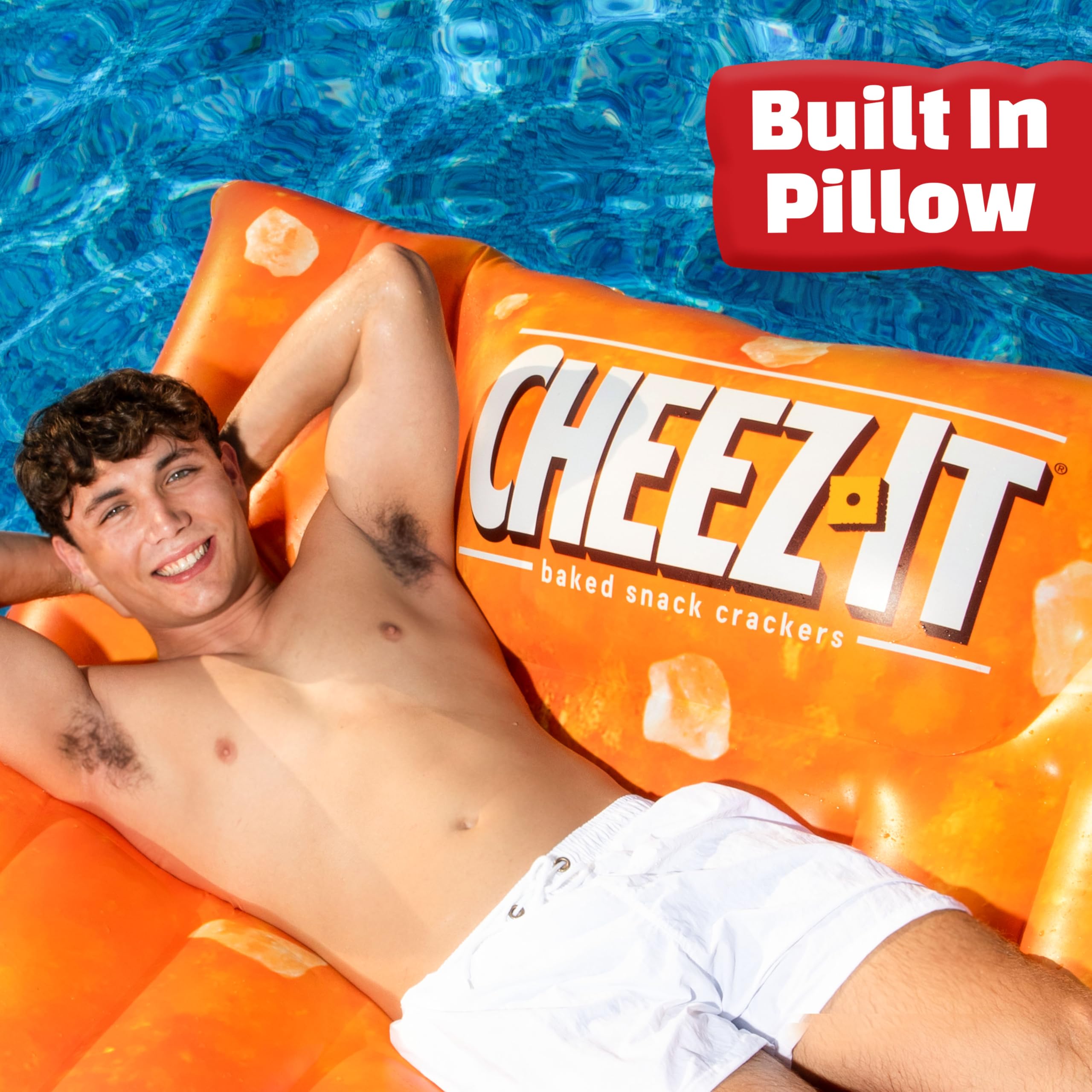 Foto 5 pulgar | Flotador Inflable Para Piscina Sunny Days Cheez-it Extra Grande - Venta Internacional.