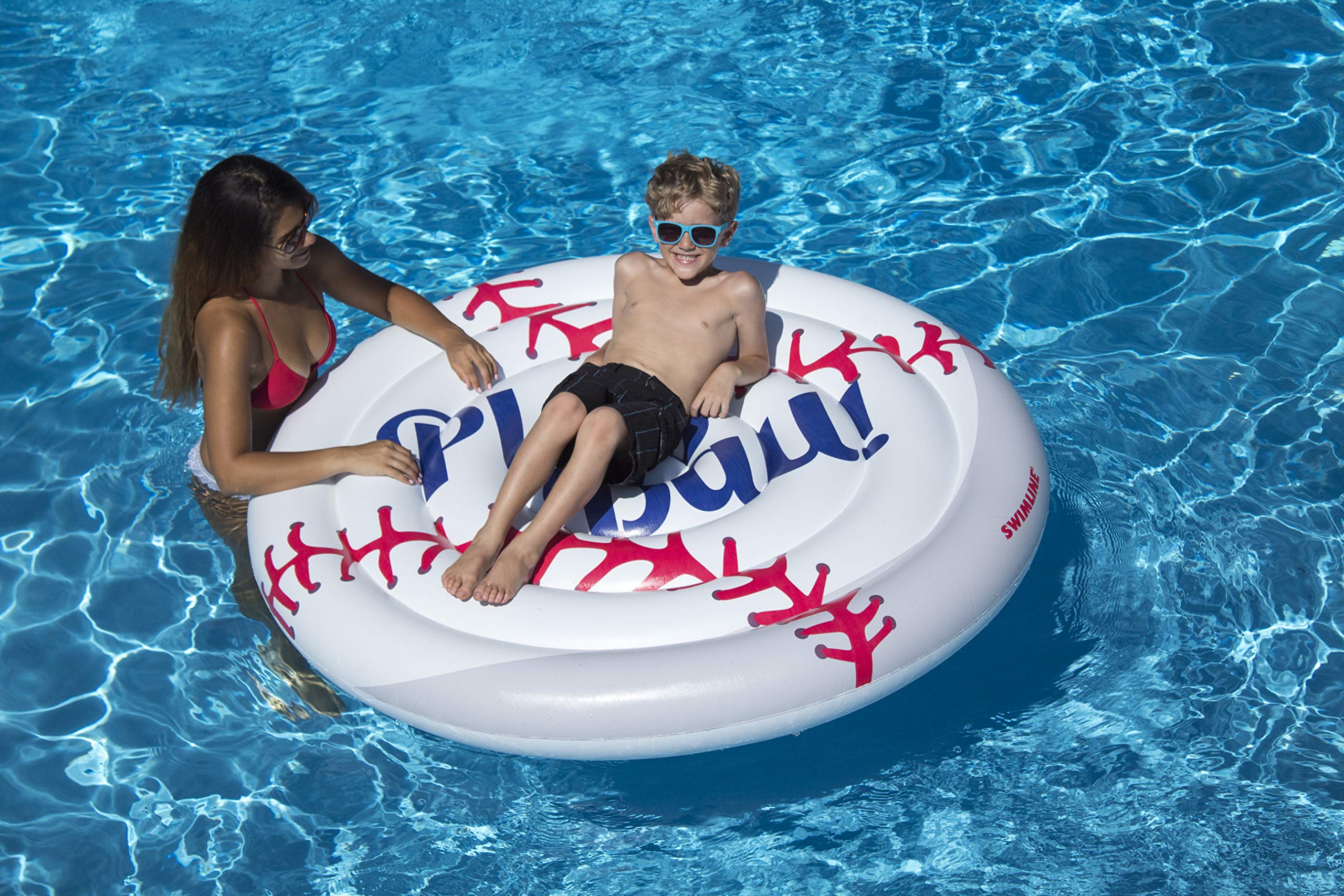 Foto 6 pulgar | Monta Inflable De Béisbol Pool Float Swimline Para Adultos - Venta Internacional.