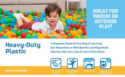 Foto 3 | Pelotas De Plástico Bestway De 100 Unidades Para Jugar En Interiores Y Exteriores - Venta Internacional.
