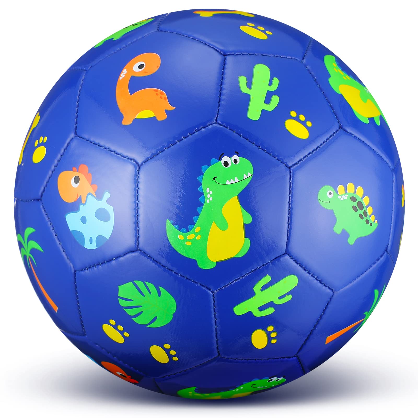 Balón De Fútbol Hydren Dinosaur, Tamaño 3, Para Niños Y Niñas De 4 A 6 - Venta Internacional.