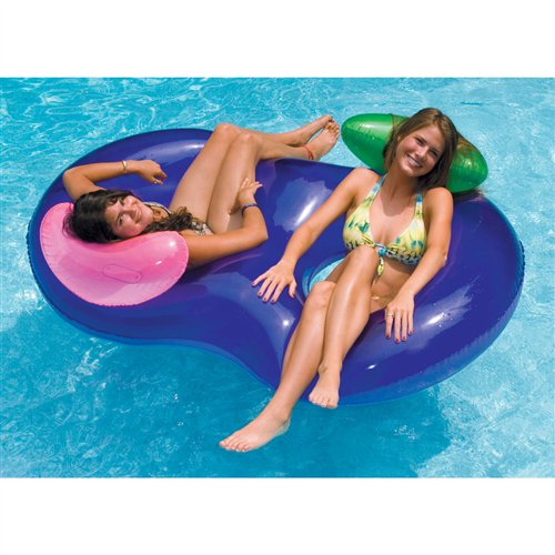 Foto 3 pulgar | Tumbona Flotante Para Nadar Lado A Lado Para Dos Personas - Venta Internacional.