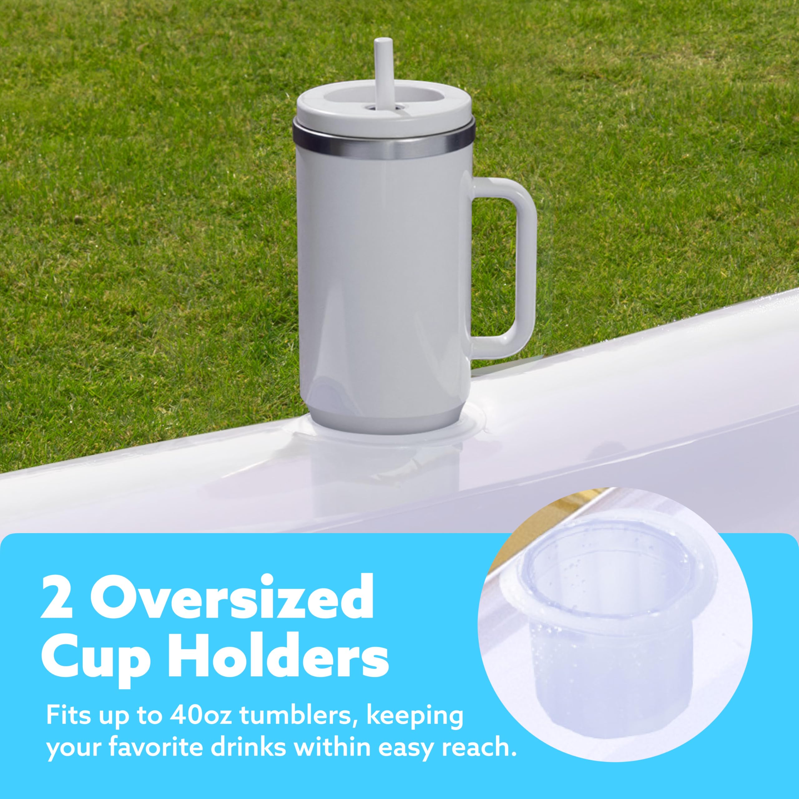 Foto 5 pulgar | Tumbona Hinchable Para Bronceado Float Sloosh Xl  Color Blanco Dorado - Venta Internacional.
