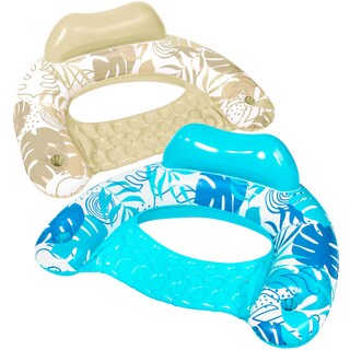 Foto 1 | Flotadores Inflables Para Piscina Sloosh Para Adultos Paquete De 2 Con Portavasos - Venta Internacional.
