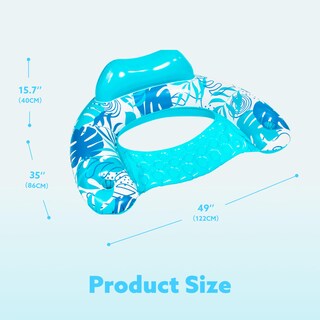 Foto 7 | Flotadores Inflables Para Piscina Sloosh Para Adultos Paquete De 2 Con Portavasos - Venta Internacional.