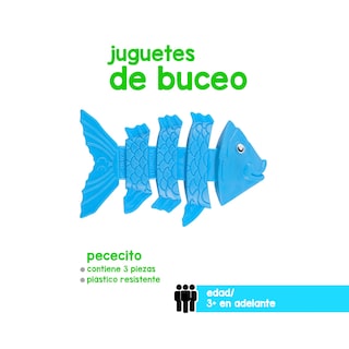 Foto 2 | Juguetes de Buceo Bestway Pez 3 Piezas