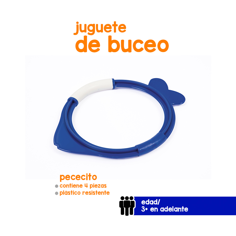 Foto 4 pulgar | Juguetes de Buceo Bestway Pez 4 Piezas
