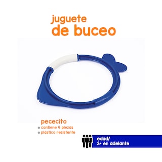 Foto 3 | Juguetes de Buceo Bestway Pez 4 Piezas