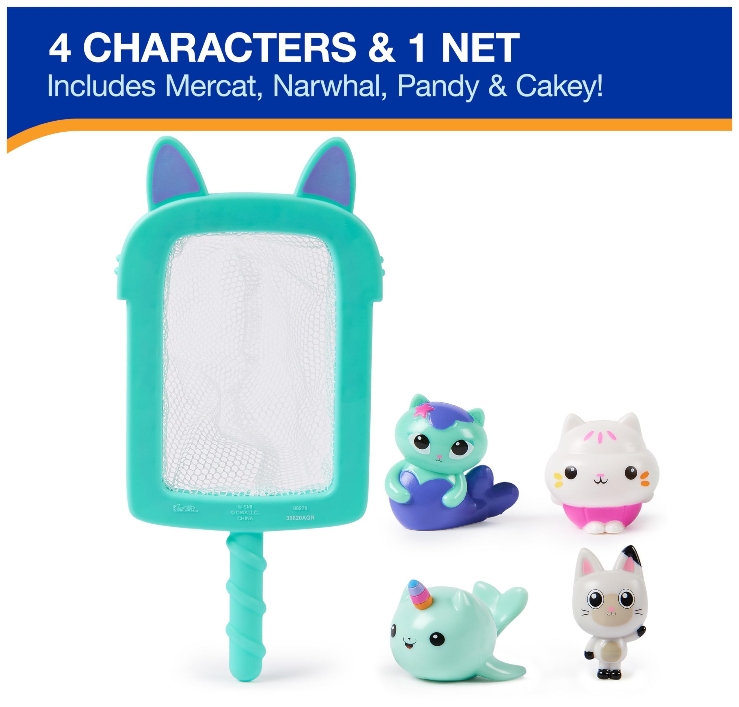 Foto 4 pulgar | Juego de Piscina para Bucear SwimWays Gabby's Dollhouse 5 Piezas - Venta Internacional
