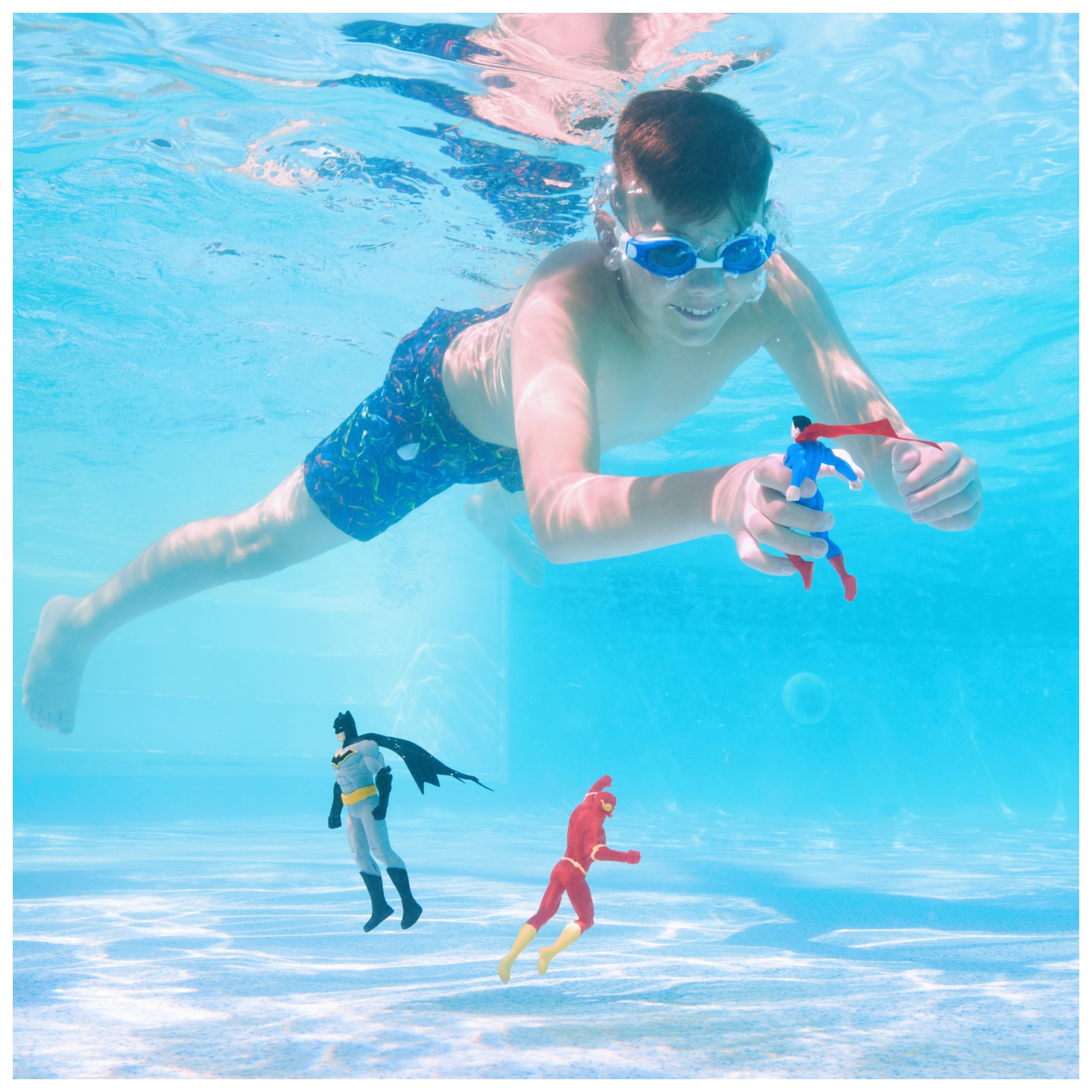 Foto 5 pulgar | Accesorios Para Piscina Swimways Dc Dive Characters, Paquete De 3 - Venta Internacional.