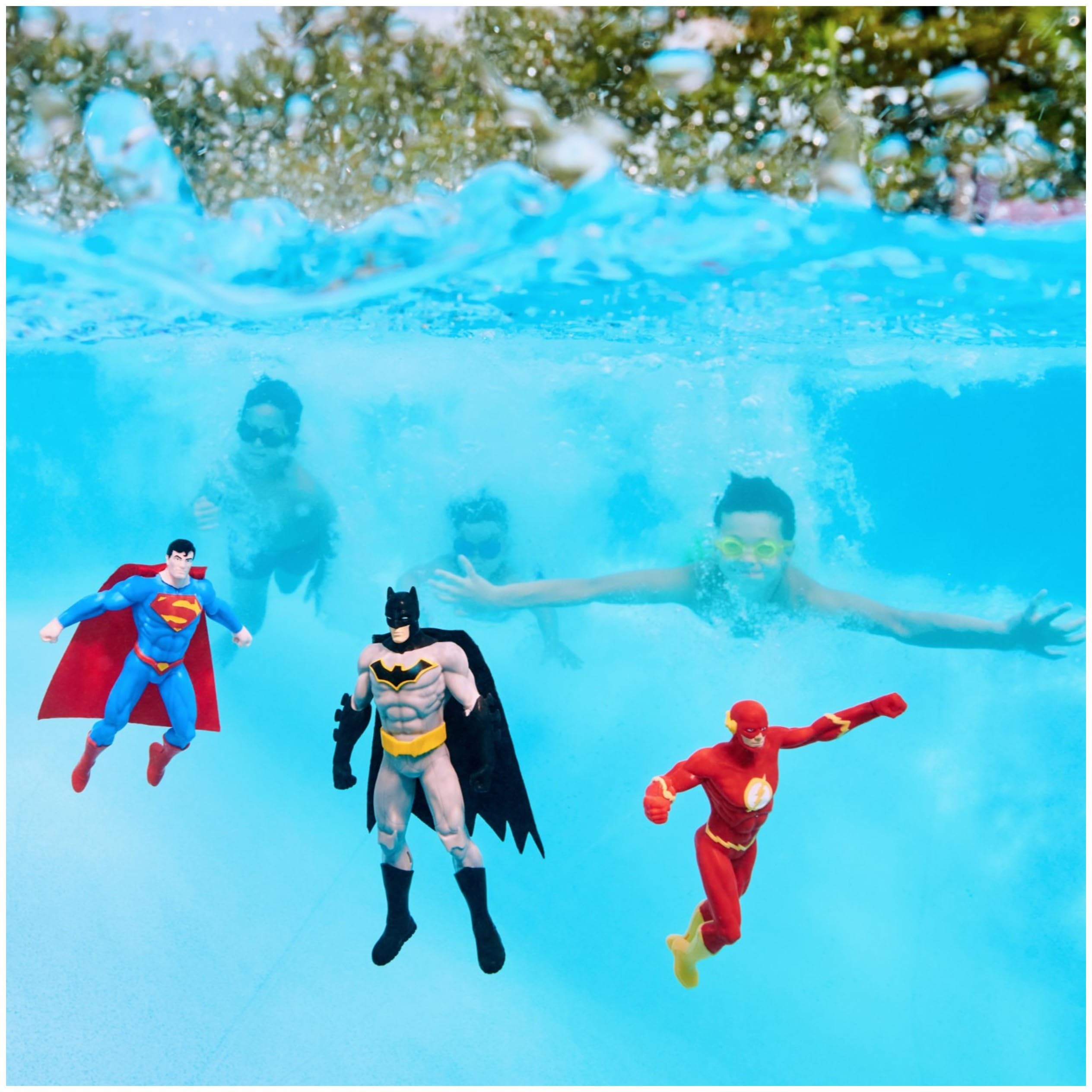 Foto 8 pulgar | Accesorios Para Piscina Swimways Dc Dive Characters, Paquete De 3 - Venta Internacional.