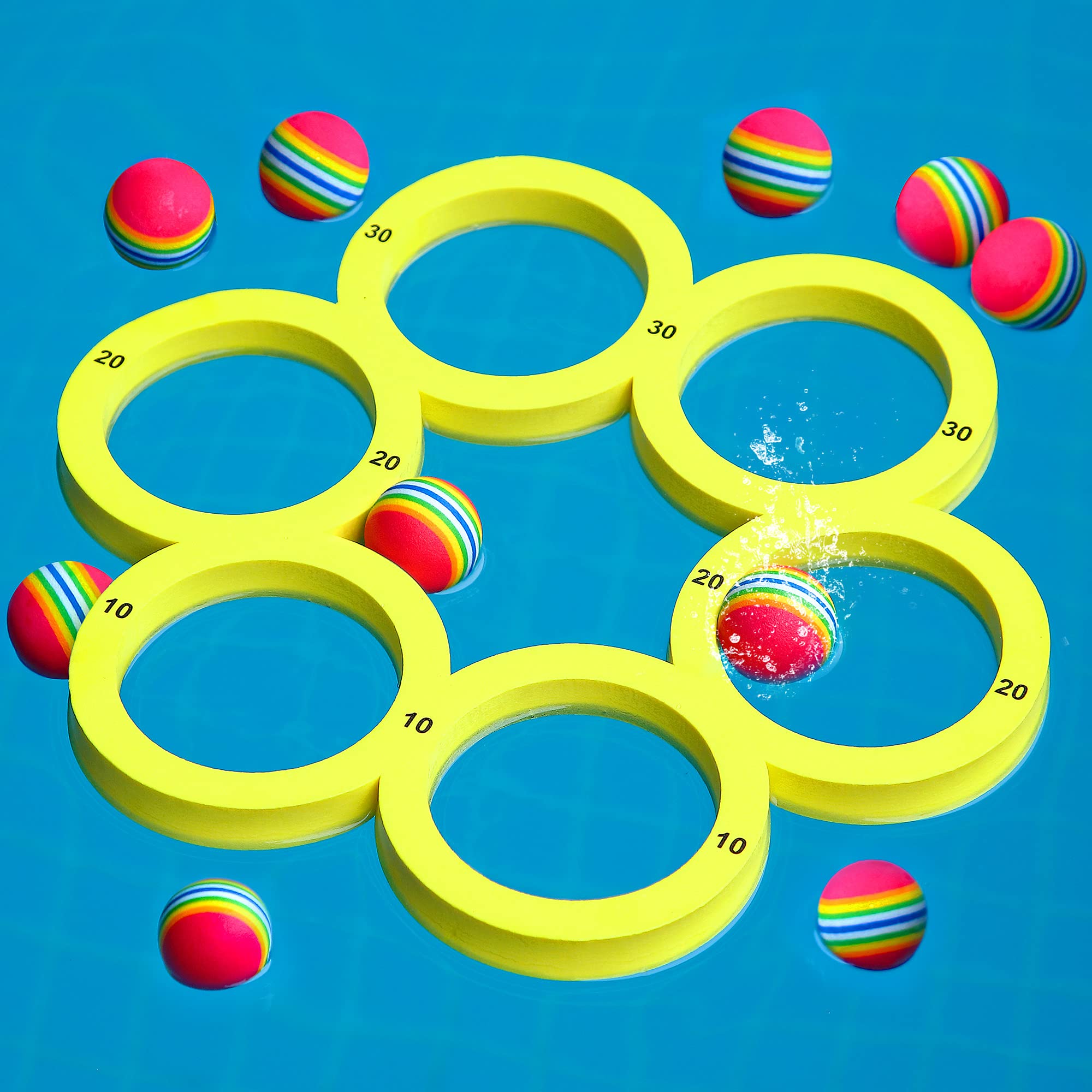 Foto 2 pulgar | Set De Juegos De Billar Hiboom Water Sports Con 10 Pelotas De Golf - Venta Internacional.