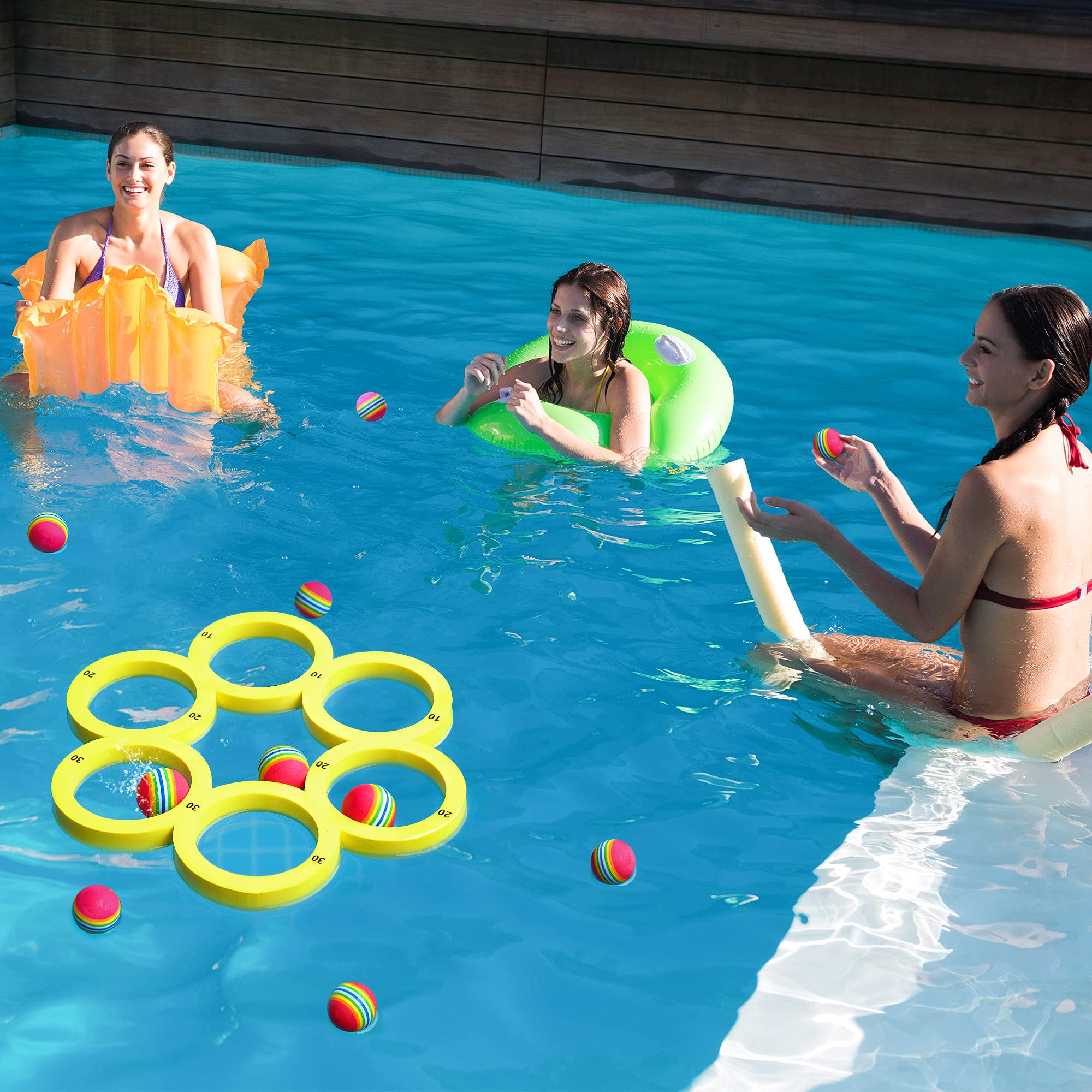 Foto 4 pulgar | Set De Juegos De Billar Hiboom Water Sports Con 10 Pelotas De Golf - Venta Internacional.