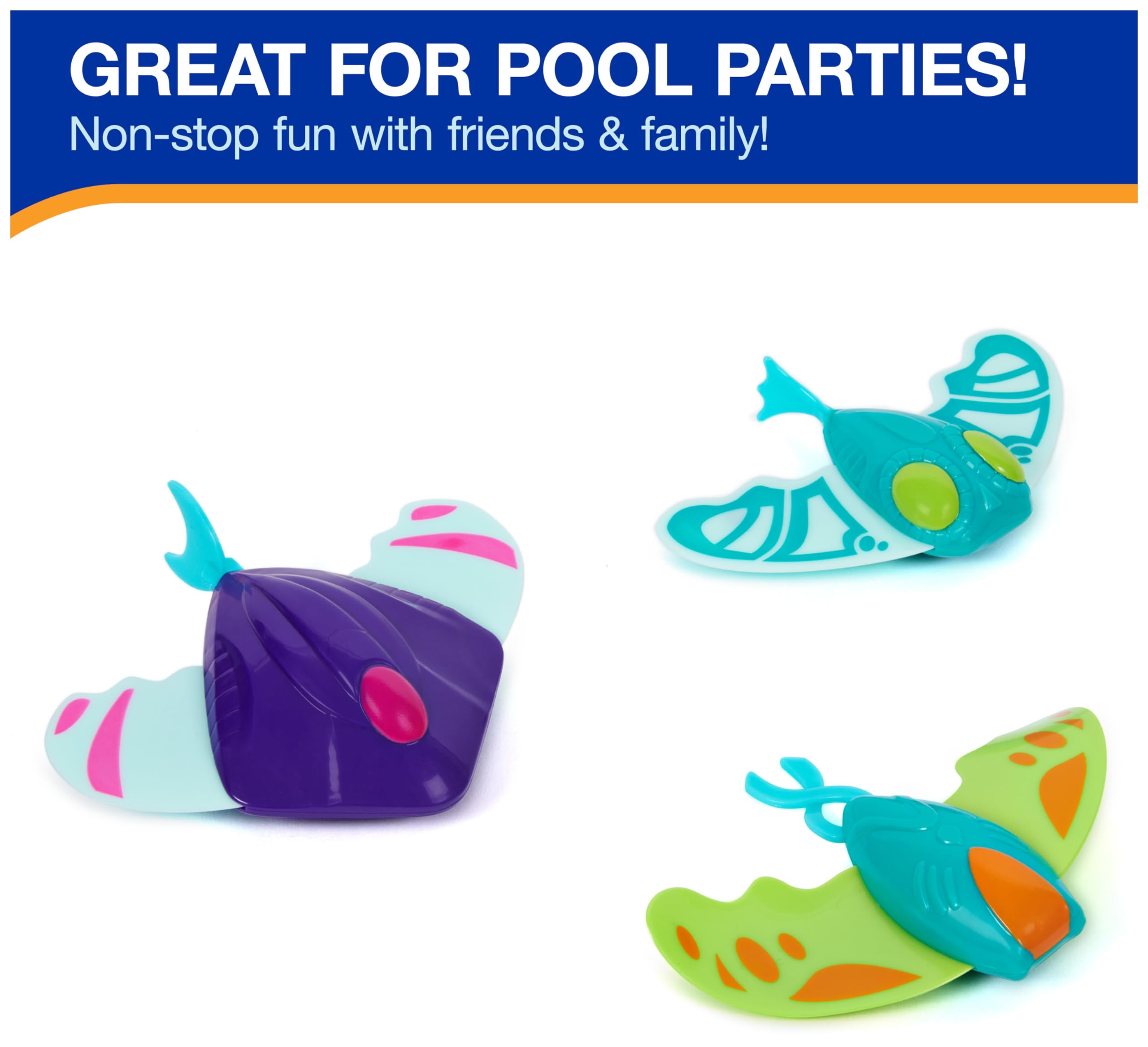 Foto 6 pulgar | Water Toys Swimways Zoom-a-rays Para Niños, Entrenamiento De Natación En Piscina - Venta Internacional.