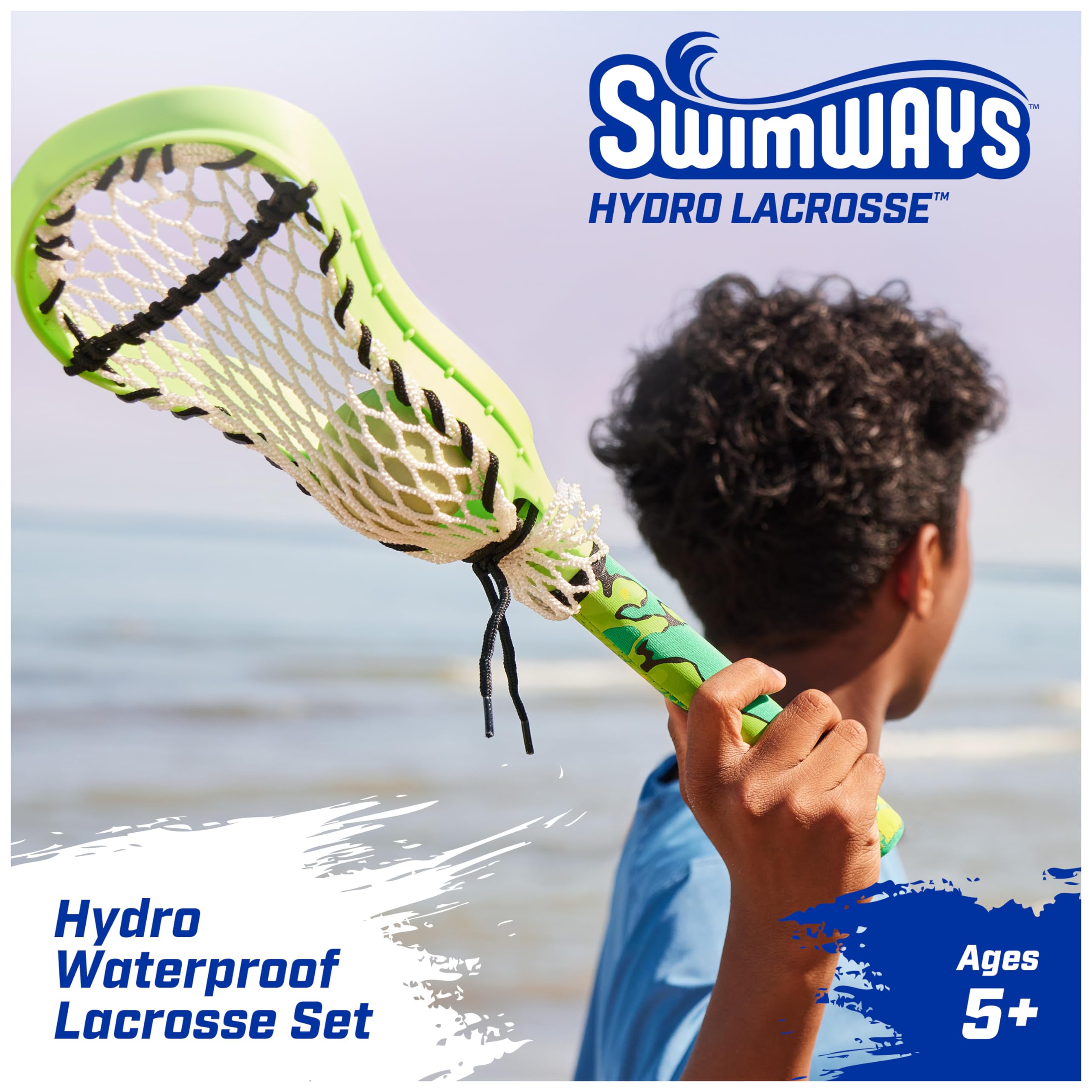 Foto 3 pulgar | Set De Lacrosse Acuático Swimways Hydro Lacrosse Azul Para Niños Y Adultos - Venta Internacional.