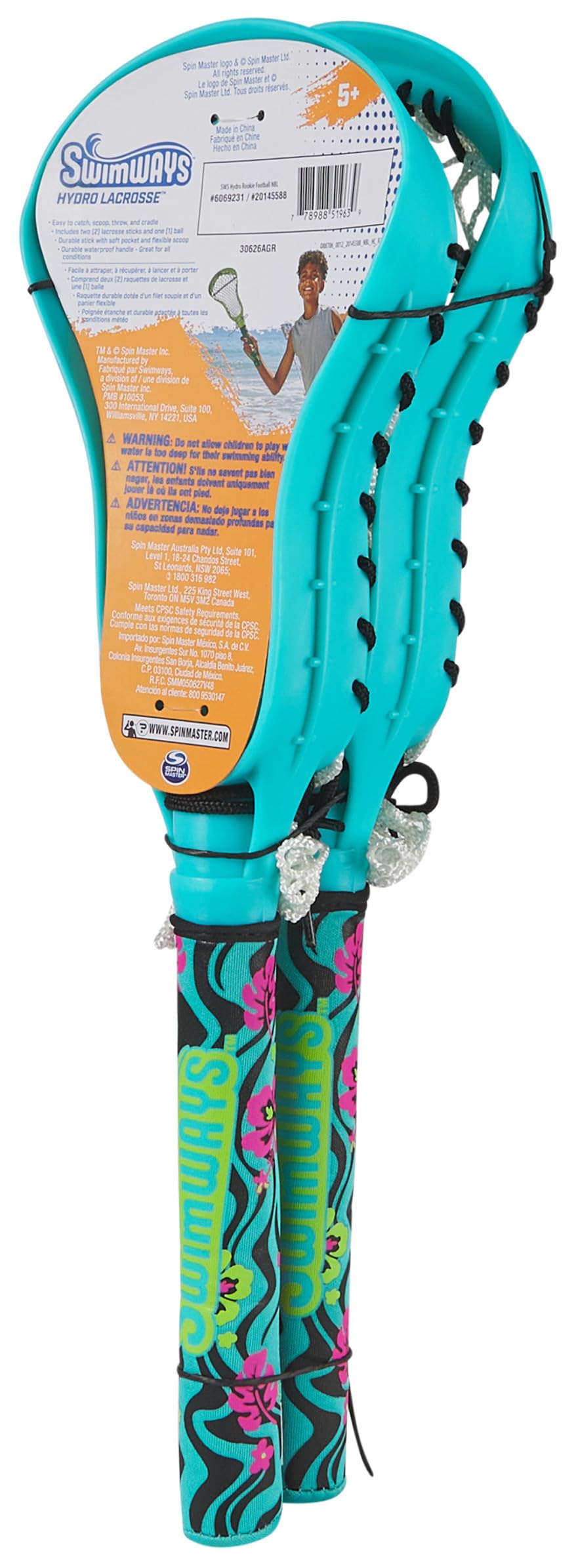 Foto 8 pulgar | Set De Lacrosse Acuático Swimways Hydro Lacrosse Azul Para Niños Y Adultos - Venta Internacional.