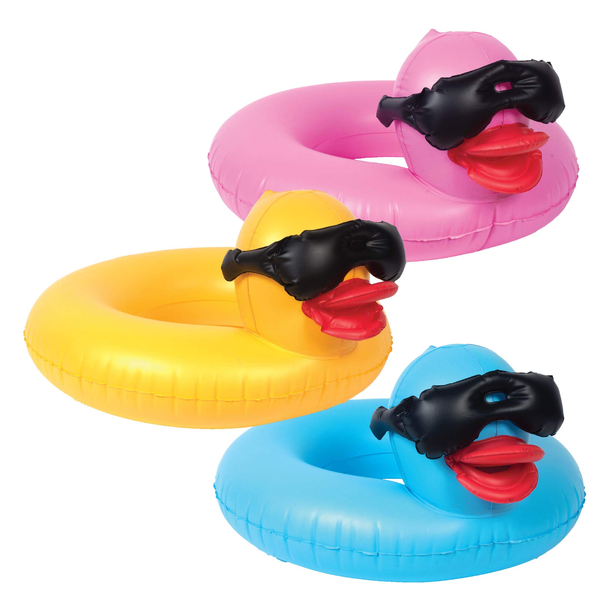 Anillo Inflable Para Piscina Con Forma De Flotador Game Derby Duck Para Niños, Paquete De 3 - Venta Internacional. $748