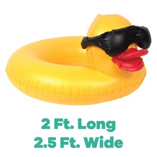 Foto 3 | Anillo Inflable Para Piscina Con Forma De Flotador Game Derby Duck Para Niños, Paquete De 3 - Venta Internacional.